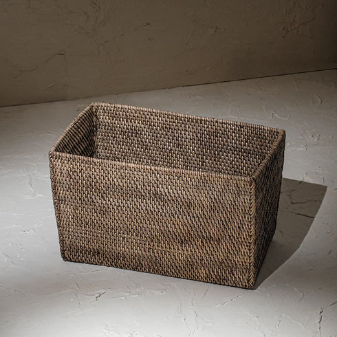 Rattan storage baskets - Different sizes and colours! - Coastal Villa Homeware